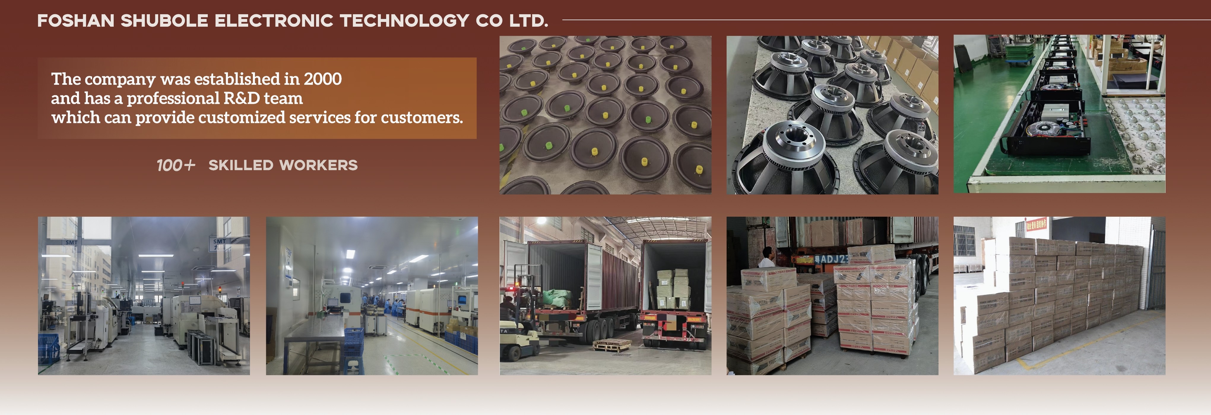 Qualidade Amplificador de potência profissional Fábrica