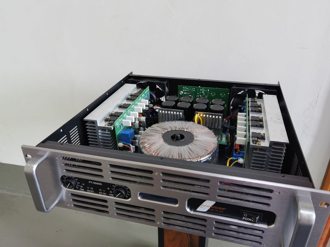 Class AB 2 X 450W Stage Power Amplifier EV6300 With Cooling System