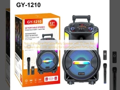 Top-of-the-Line Portable Party Speaker with 12-inch Bass Speakers and LED Lighting for Uninterrupted Party Fun