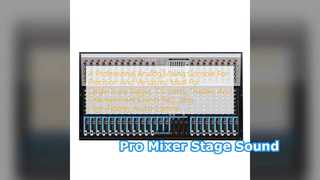Pro Analog Mixer: Stage Sound Perfection