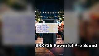SRX725 Pro Audio Speaker: Powerful Sound