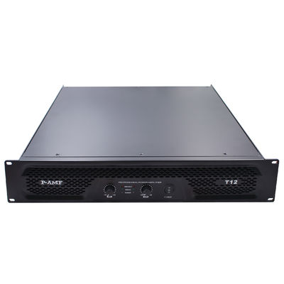 T12 From 2 X 1200W Professional Power Amplifier Class A Black