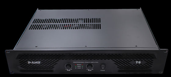 T6 from 2 X 600W professional power amplifier XLR jack inputs