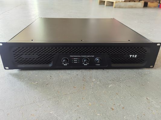 T12 2 X 1200W Power Amplifier Stage For Large Conferences / Events