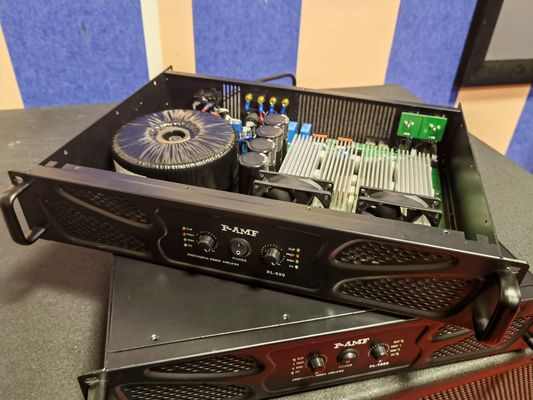 2 Channel XL550 Professional Power Amplifier With Maximum Input Level Of 21dBV/9V