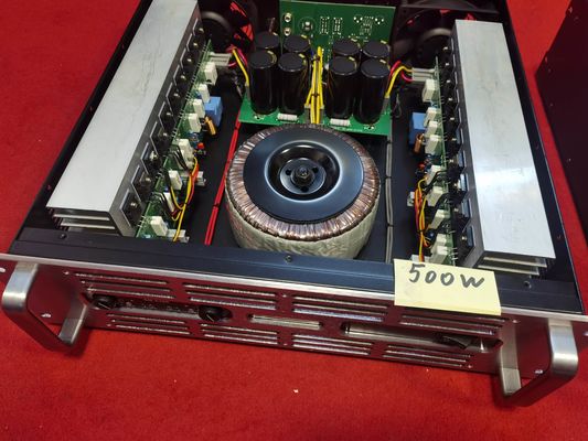 Karaoke Power Amplifier 500W For Sound System Meeting Room KTV Exquisite Design High Power Reserve