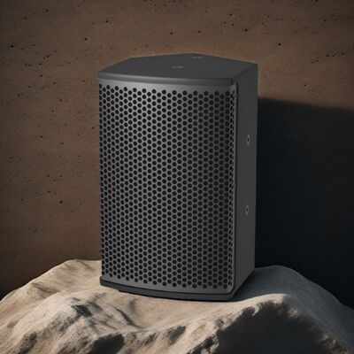 6-Inch Passive Karaoke Speaker with 100W Rated Power, Ferrite Drivers, and MDF Cabinet for Professional Audio